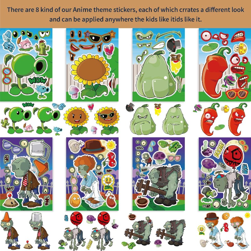 Plants Vs. Zombies Cute Cartoo - огляд і ціна Plant Parent Sticker